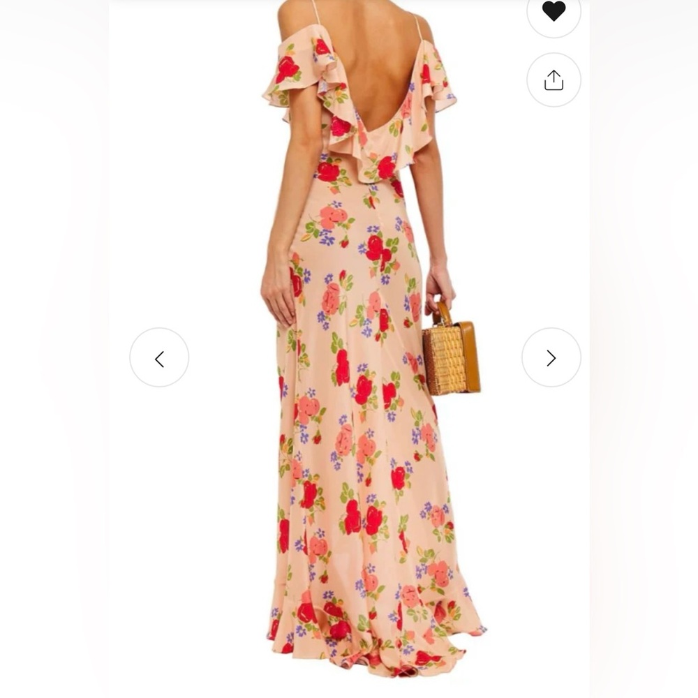 Floral Off-Shoulder Ruffle Dress - Picture 4 of 5